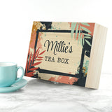 Personalised Botanical Tea Box Selection: 3 Tea Boxes By Gift Moments
