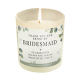 Personalised Botanical Thank You Wedding Party Jar Candle: 5 - Candles By Gift Moments