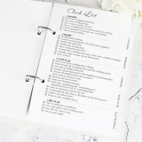 Personalised Botanical Wedding Planner: 8 - Calendars & Planners By Gift Moments