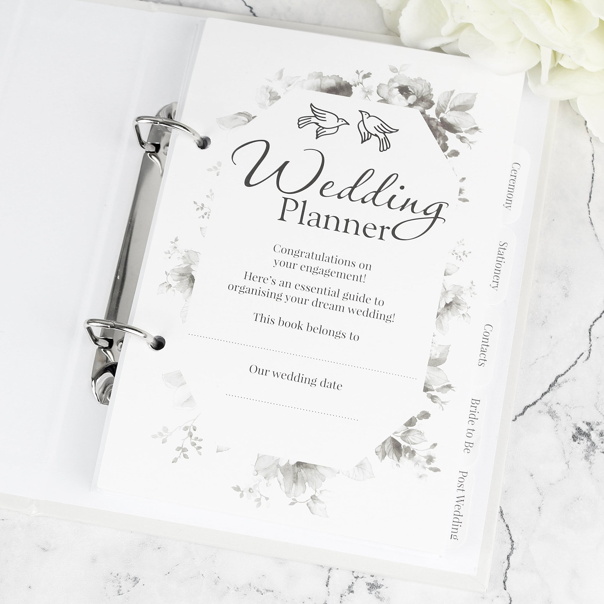 Personalised Botanical Wedding Planner: 6 - Calendars & Planners By Gift Moments