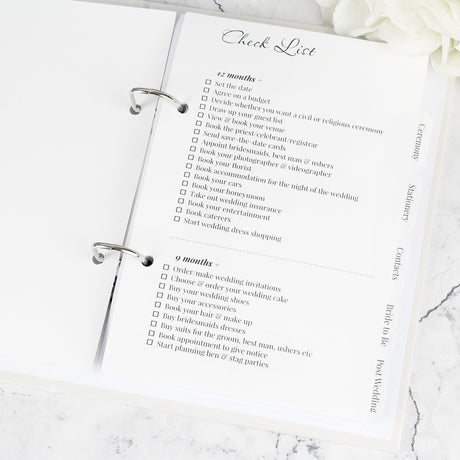 Personalised Botanical Wedding Planner: 7 - Calendars & Planners By Gift Moments
