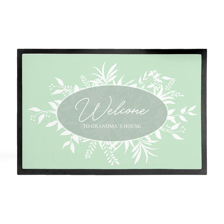 Personalised Botanical Welcome Doormat: 4 - Doormats By Gift Moments