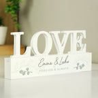 Personalised Botanical Wooden Love Ornament - Shop Ornaments At Gift Moments - 3