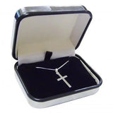 Personalised Silver Cross Necklace with Gift Box: 3 - Necklaces By Gift Moments