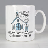 Personalised Boys First Holy Communion Mug: 2 - Mugs By Gift Moments