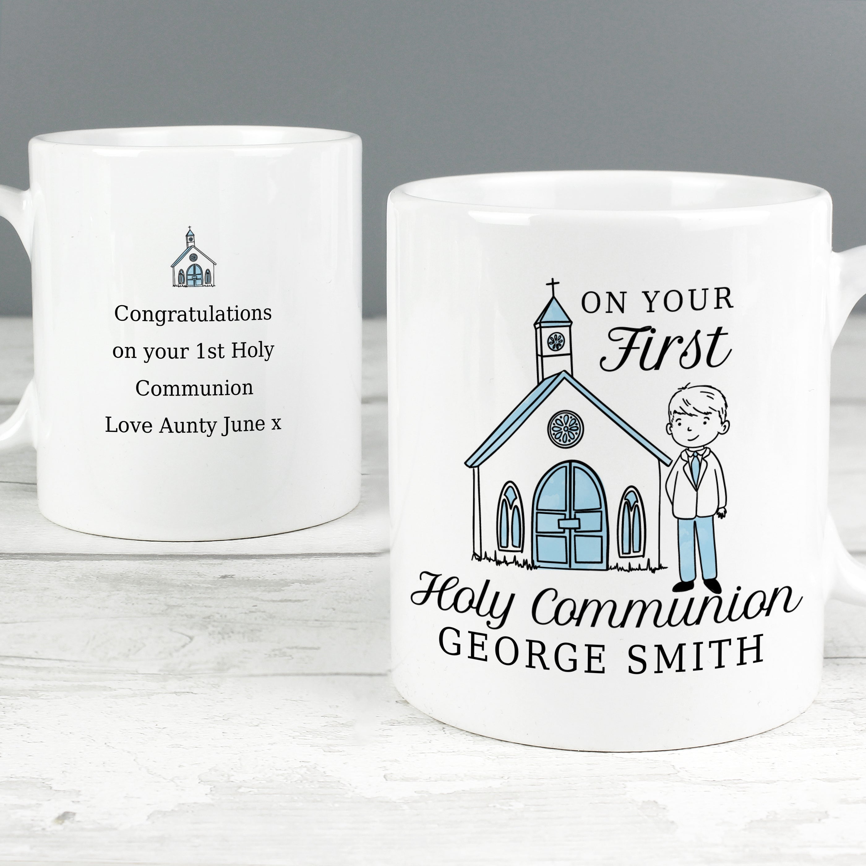 Personalised Boys First Holy Communion Mug - Shop Mugs At Gift Moments - 1
