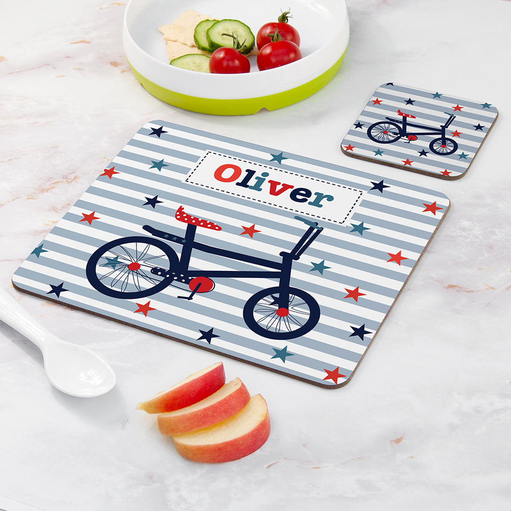 Personalised Boy’s Placemat & Coaster Sets: 16 - Placemats By Gift Moments