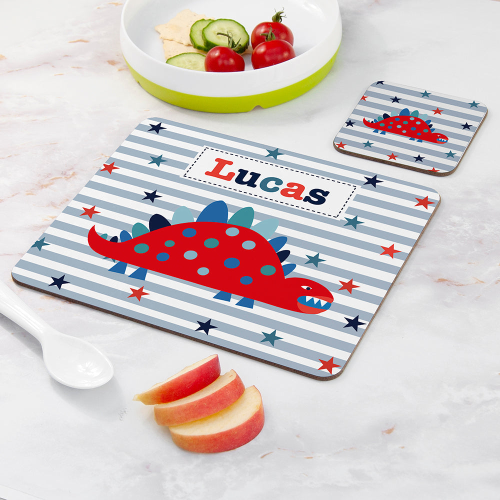 Personalised Boy’s Placemat & Coaster Sets: 18 - Placemats By Gift Moments