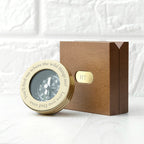 Personalised Brass Travellers Compass with Wooden Box - Shop Compasses At Gift Moments - 1