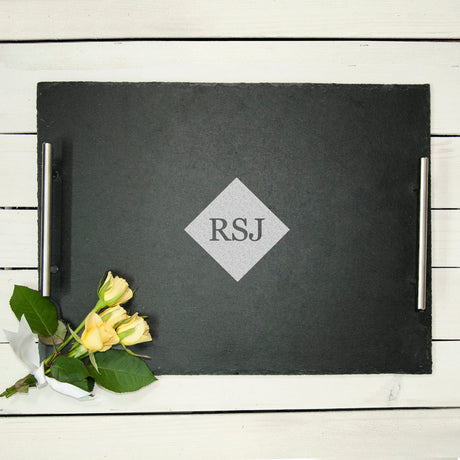 Personalised Slate Breakfast In Bed Tray: 4 - Chopping Boards By Gift Moments