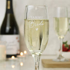 Personalised Bride Flute Glass - Shop Champagne Flutes At Gift Moments - 3