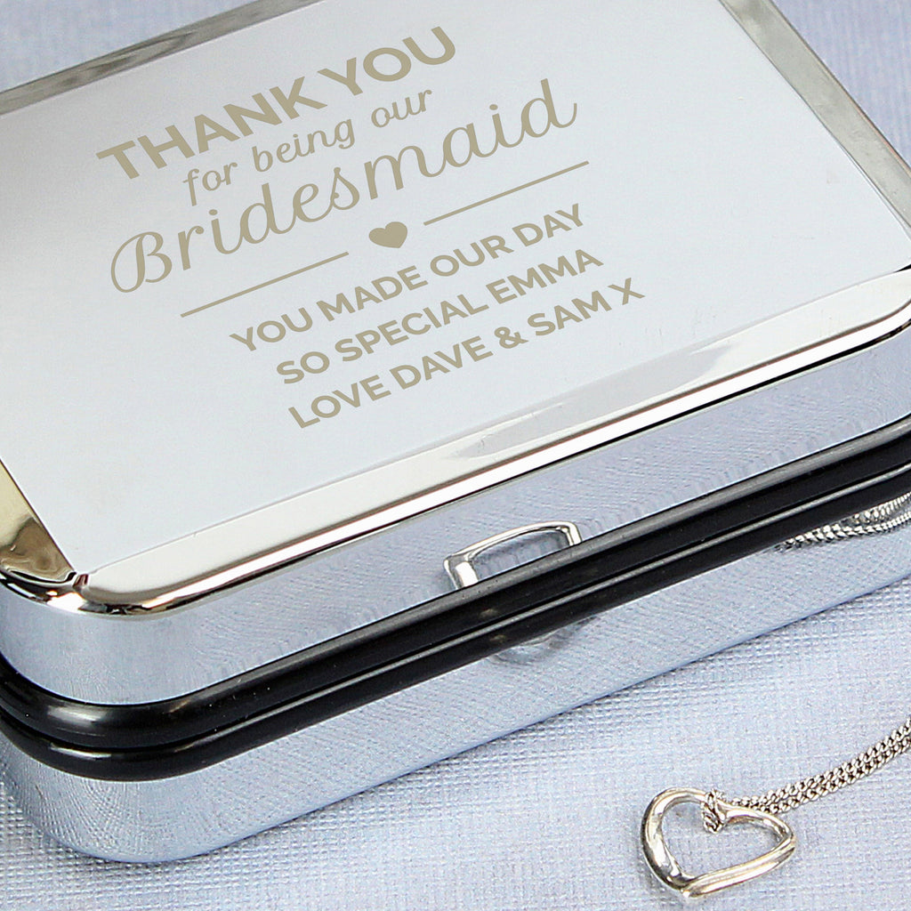 Personalised Bridesmaid Box and Heart Necklace - Shop Necklaces At Gift Moments - 6