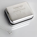 Personalised Bridesmaid Box and Heart Necklace - Shop Necklaces At Gift Moments - 1
