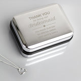 Personalised Bridesmaid Box and Heart Necklace: 1 - Necklaces By Gift Moments