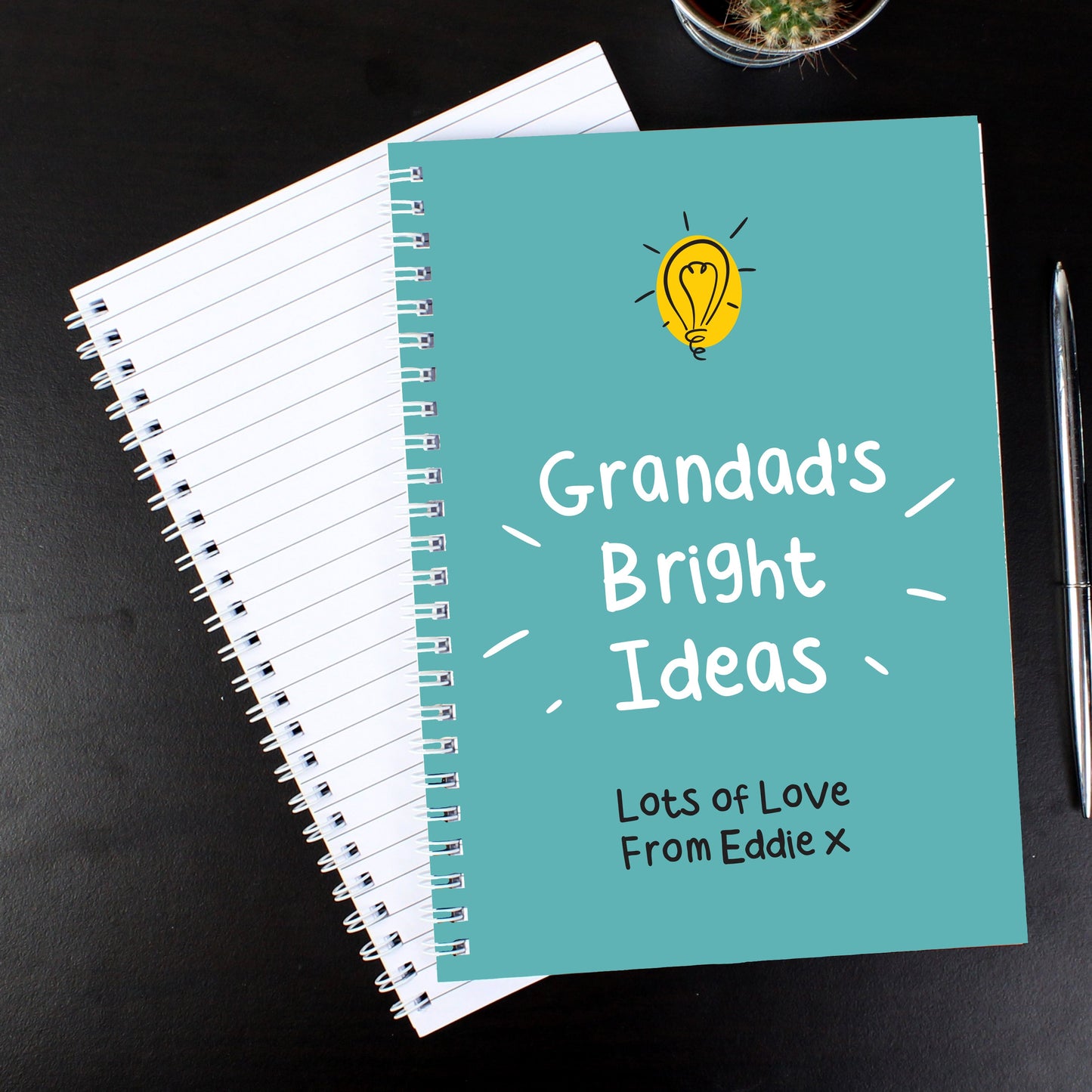 Personalised Bright Ideas A5 Notebook: 2 - Notebooks By Gift Moments