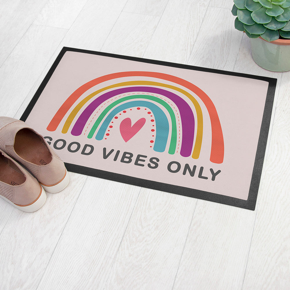 Personalised Bright Rainbow Doormat: 5 - Doormats By Gift Moments