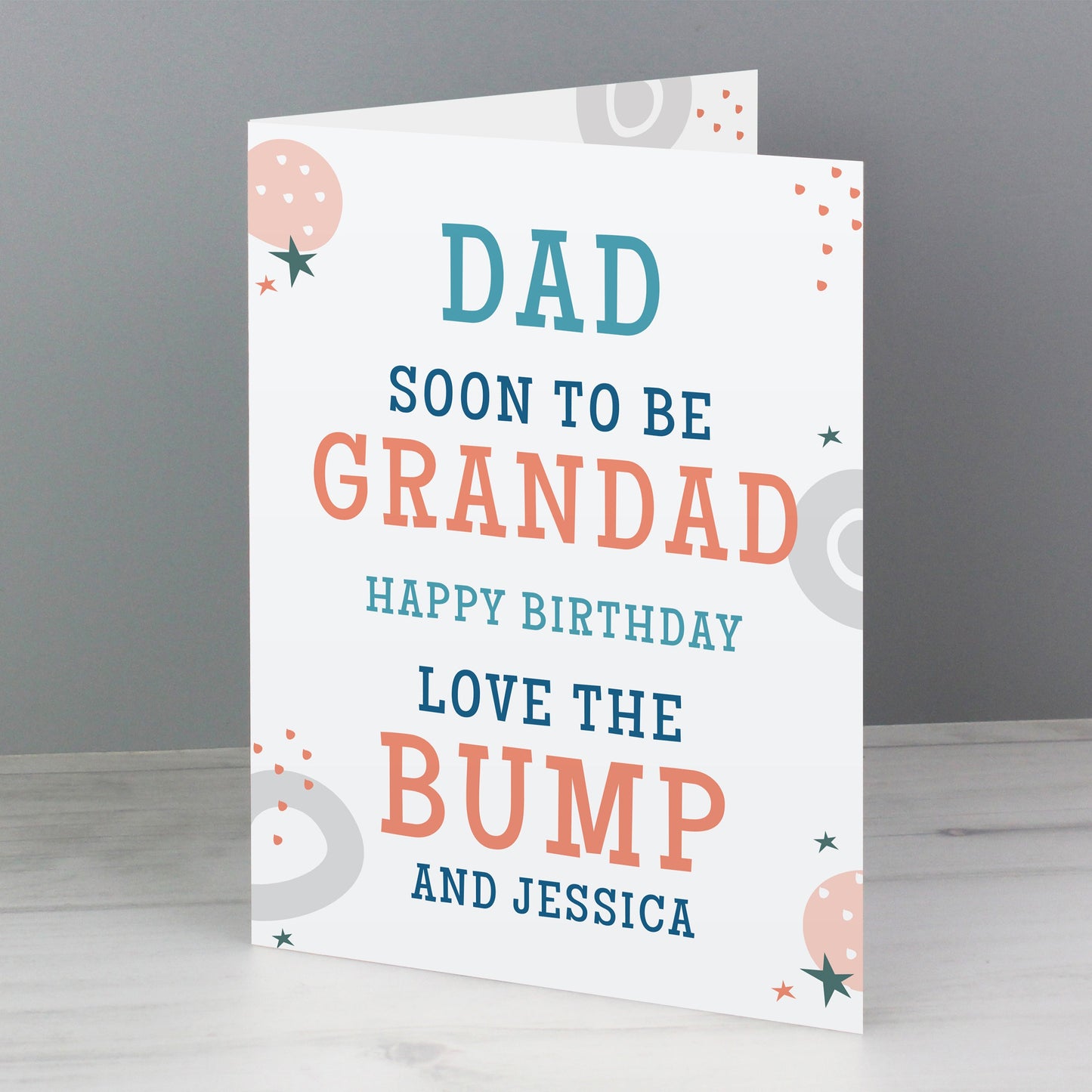 Personalised From the Bump Father’s Day Card: 1 - Greeting Cards By Gift Moments