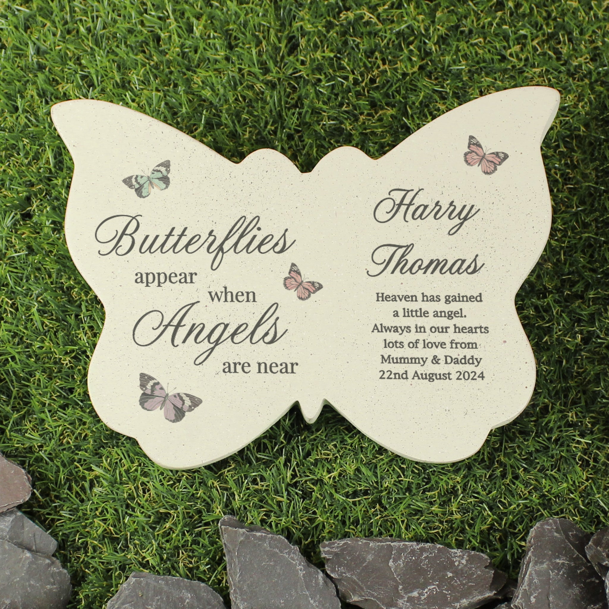 Personalised Butterflies Appear Memorial Resin Butterfly: 7 - Memorials By Gift Moments