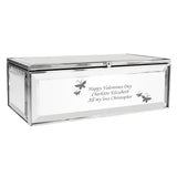 Personalised Butterflies Mirrored Jewellery Box: 6 - Jewellery Boxes By Gift Moments