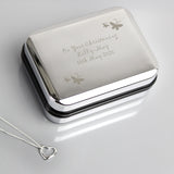 Personalised Butterfly Heart Necklace and Box: 1 - Necklaces By Gift Moments