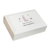 Personalised Butterfly Initial Wooden Jewellery Box: 6 - Jewellery Boxes By Gift Moments