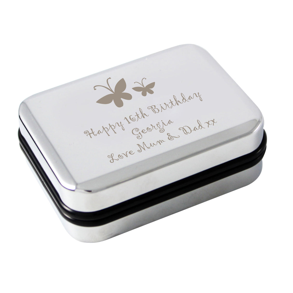 Personalised Butterfly Motif Necklace Gift Box: 2 - Necklaces By Gift Moments