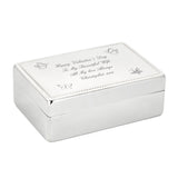 Personalised Butterfly Rectangular Jewellery Box: 5 - Jewellery Boxes By Gift Moments