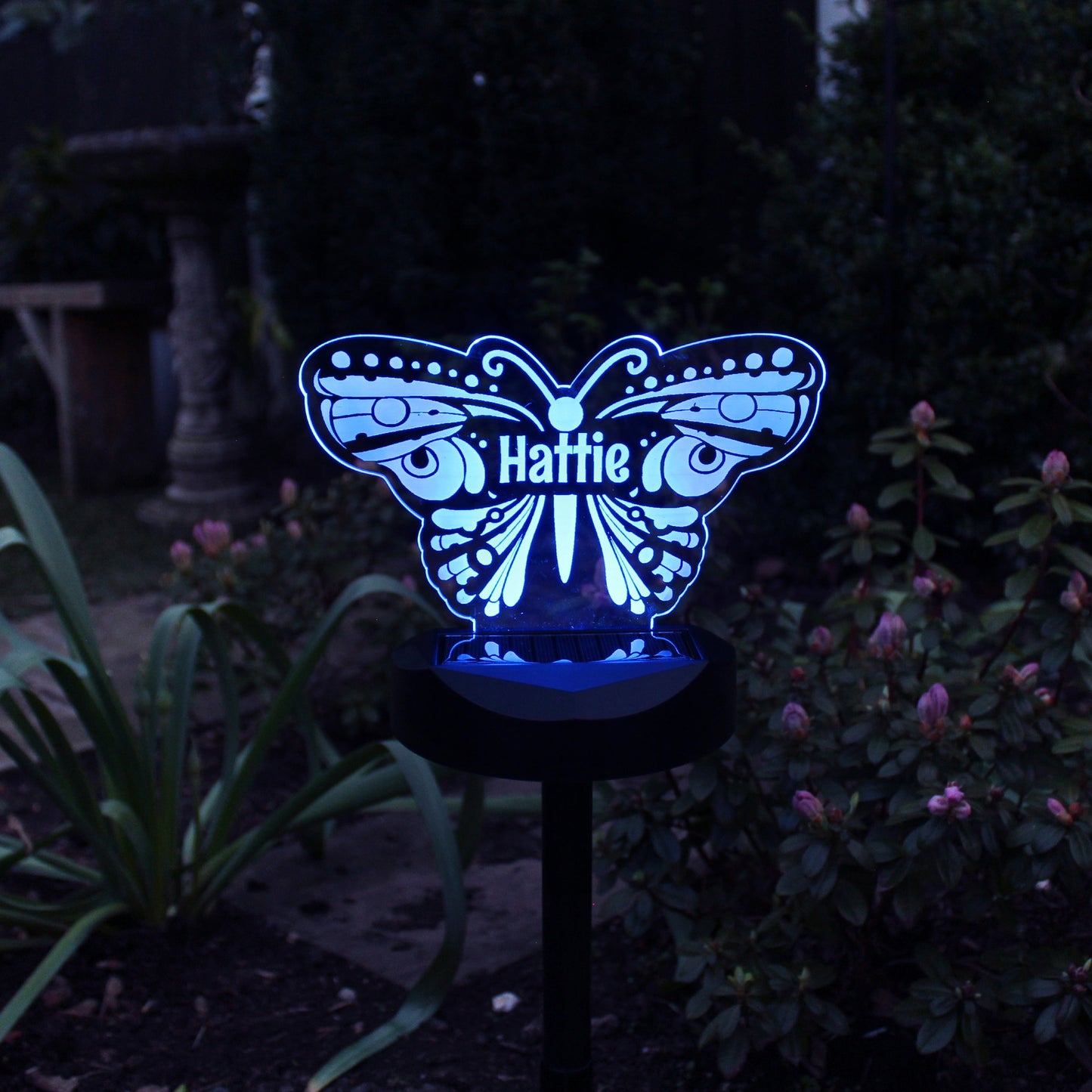 Personalised Butterfly Solar Light: 6 - Solar Lights By Gift Moments