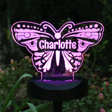 Personalised Butterfly Solar Light: 2 - Solar Lights By Gift Moments