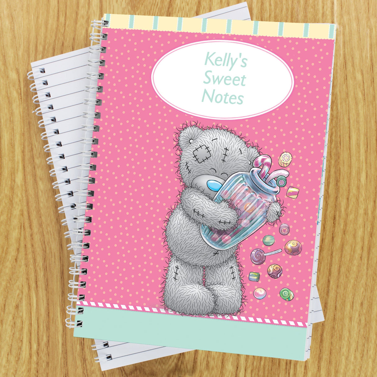 Personalised Me to You Candy Girl A5 Notebook: 1 - Notebooks