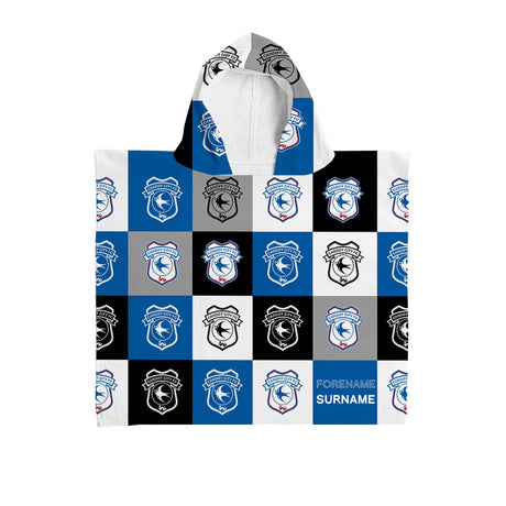 Personalised Cardiff City FC Kids Hooded Towel: 1 - Towels By Cardiff City