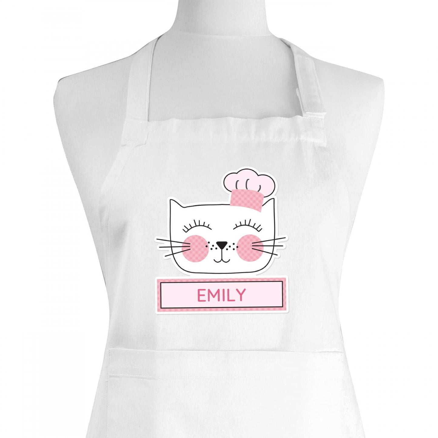 Personalised Cat Childrens Apron: 3 - Aprons By Gift Moments