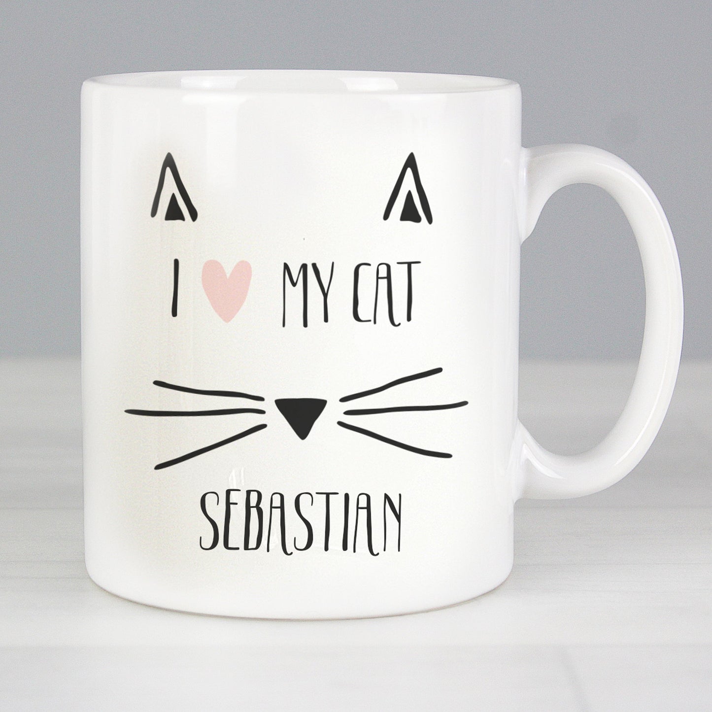 Personalised Cat Features Mug: 2 - Mugs By Gift Moments
