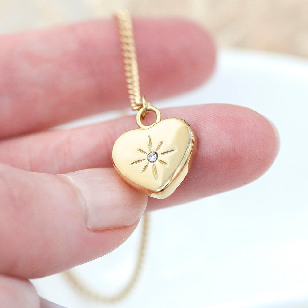 Personalised Celestial Heart Pendant and Necklace: 5 - Necklaces By Gift Moments