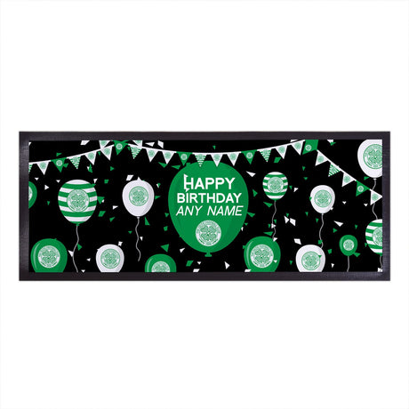 Personalised Celtic FC Balloons Bar Runner: 1 - Barware By Celtic