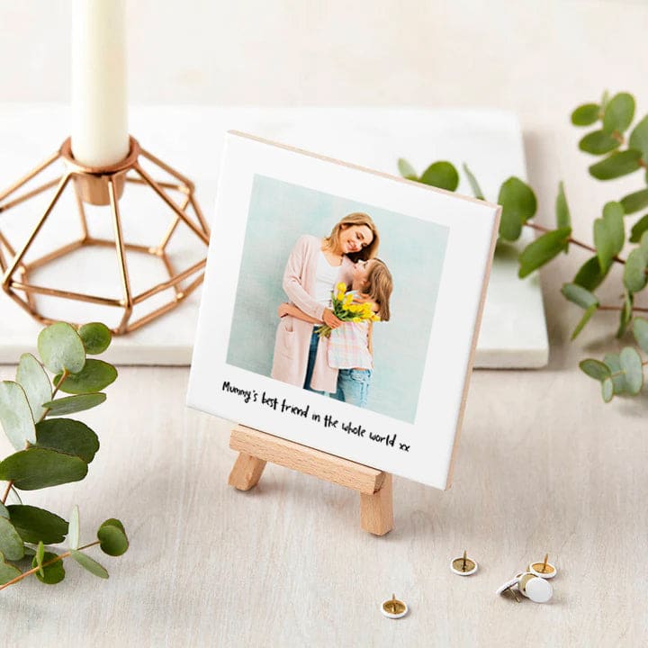 Personalised Ceramic Photo and Mini Easel: 1 - Keepsakes By Gift Moments