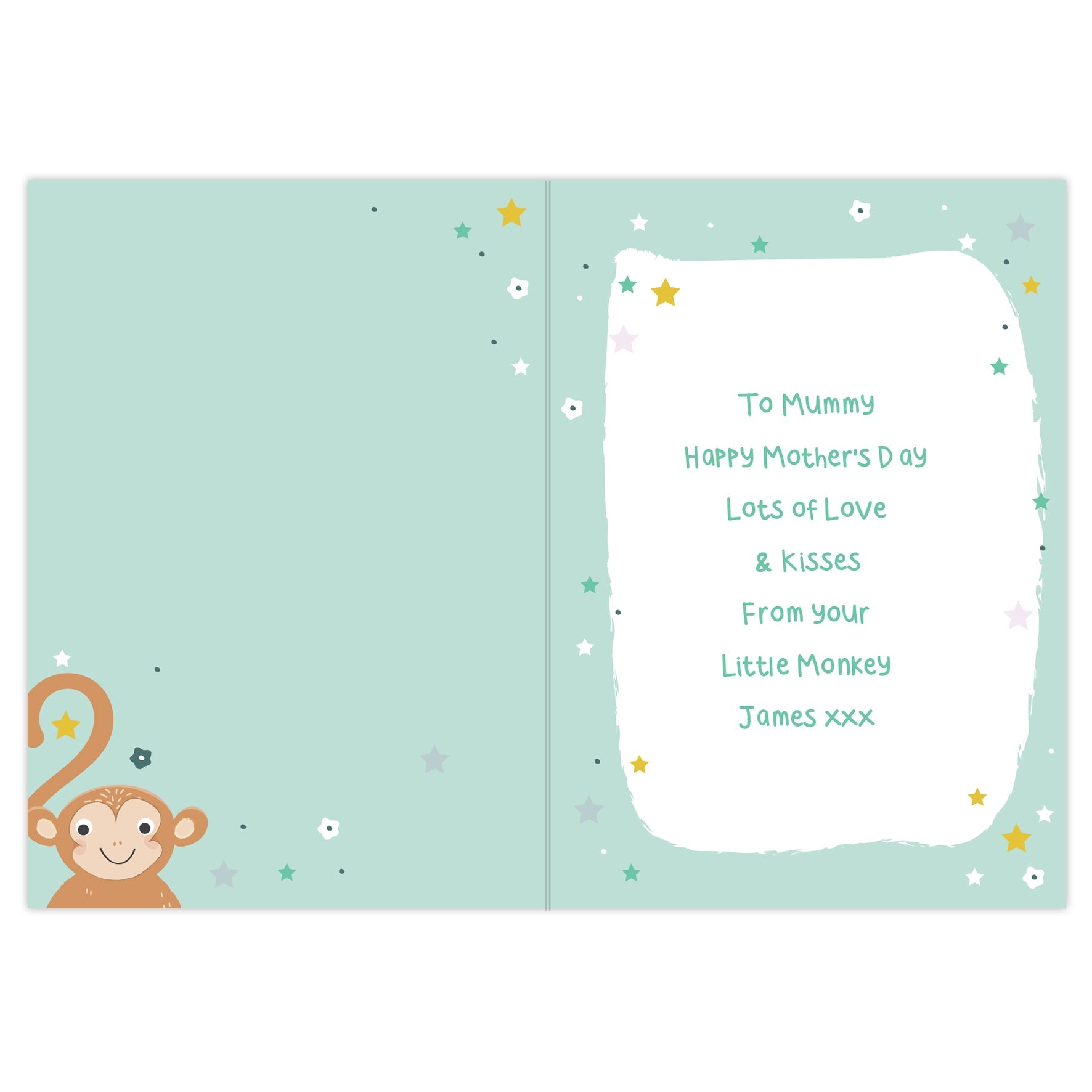 Personalised From Your Cheeky Monkey Card: 4 - Greeting Cards By Gift Moments
