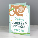 Personalised From Your Cheeky Monkey Card: 2 - Greeting Cards By Gift Moments