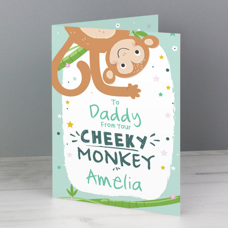 Personalised From Your Cheeky Monkey Card: 2 - Greeting Cards By Gift Moments
