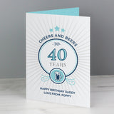 Personalised Cheers and Beers Birthday Card: 2 - Greeting Cards By Gift Moments