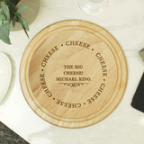 Personalised Cheese Round Chopping Board: 7 - Cheese Boards By Gift Moments