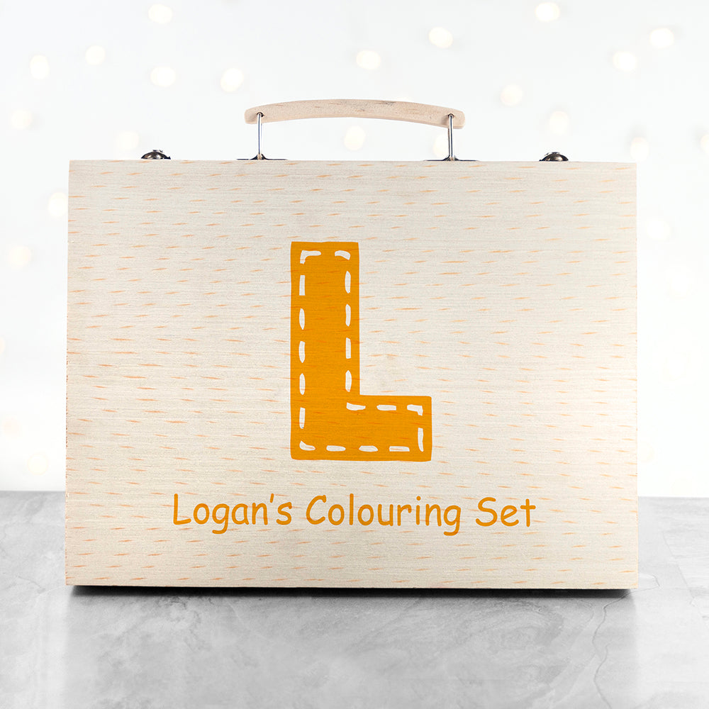 Personalised Children’s 63-Piece Colouring Sets: 14 - Pencil Cases & Sets By Gift Moments