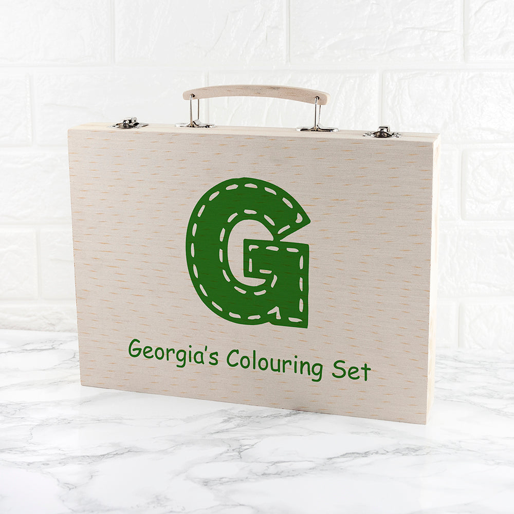 Personalised Children’s 63-Piece Colouring Sets: 7 - Pencil Cases & Sets By Gift Moments