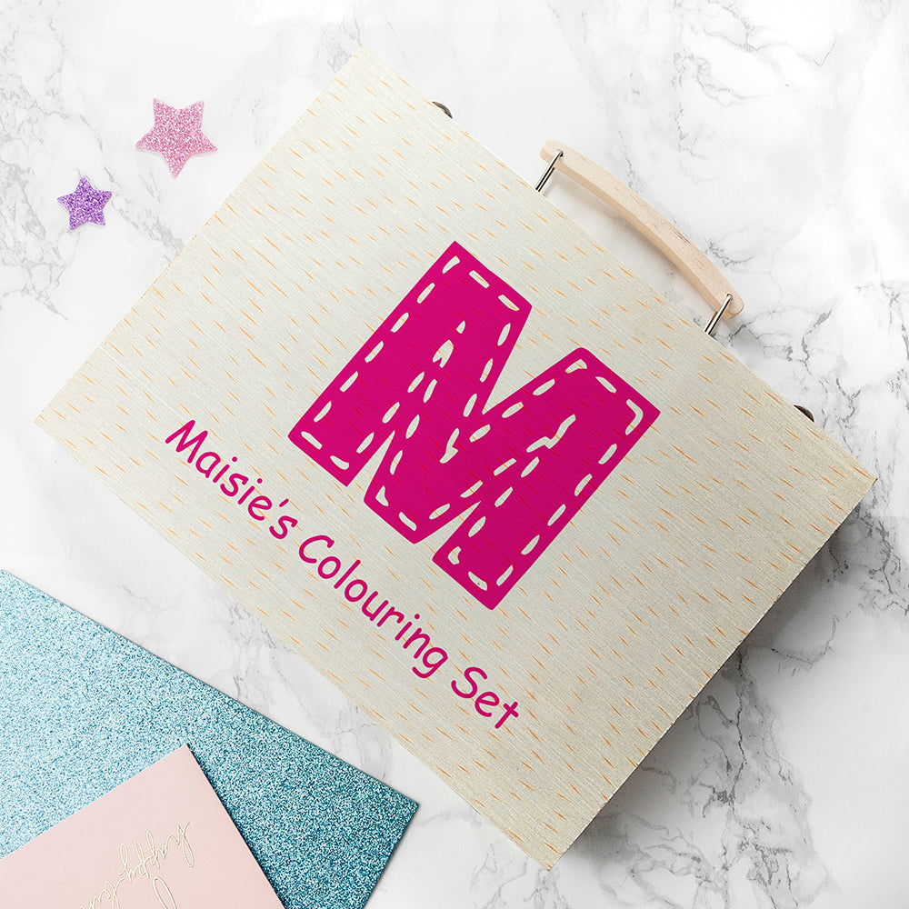 Personalised Children’s 63-Piece Colouring Sets: 15 - Pencil Cases & Sets By Gift Moments