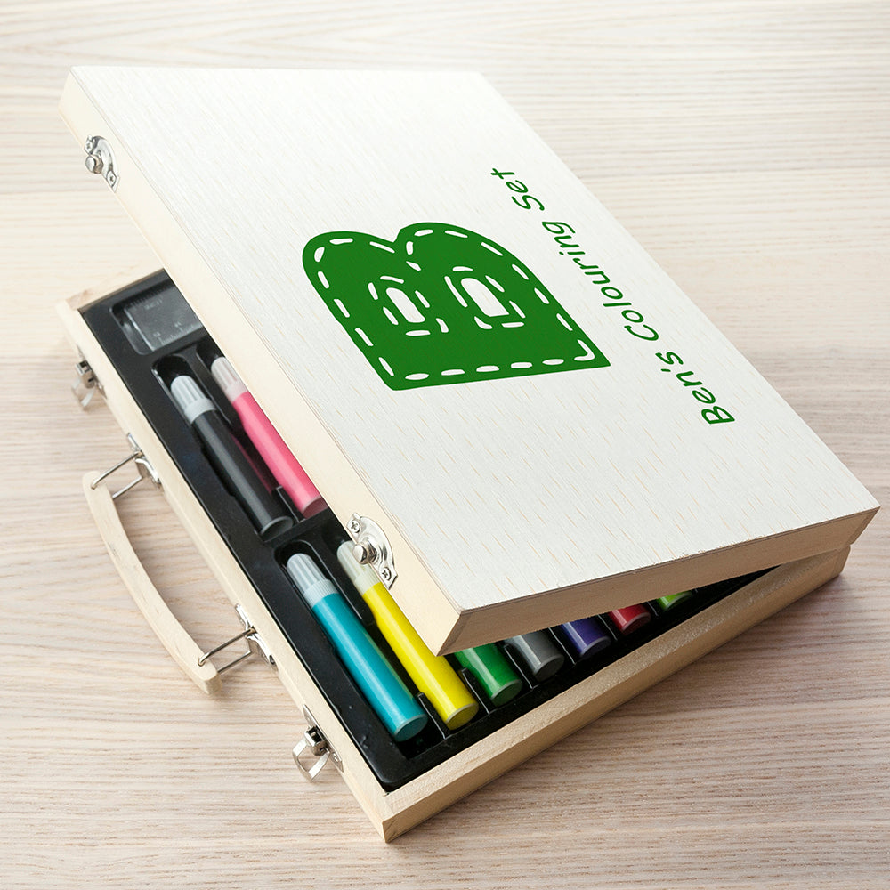 Personalised Children’s 63-Piece Colouring Sets: 11 - Pencil Cases & Sets By Gift Moments