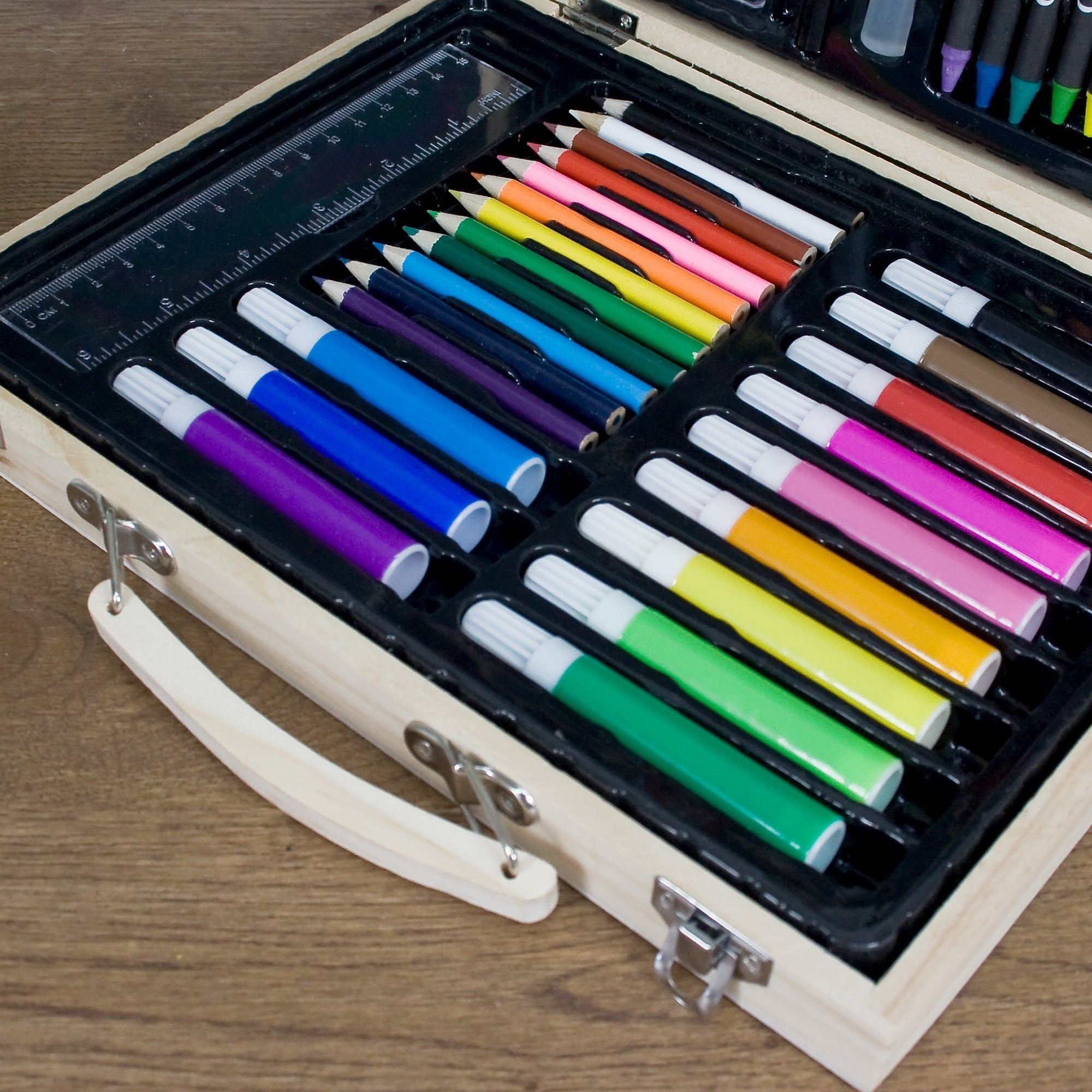 Personalised Children’s 63-Piece Colouring Sets: 6 - Pencil Cases & Sets By Gift Moments