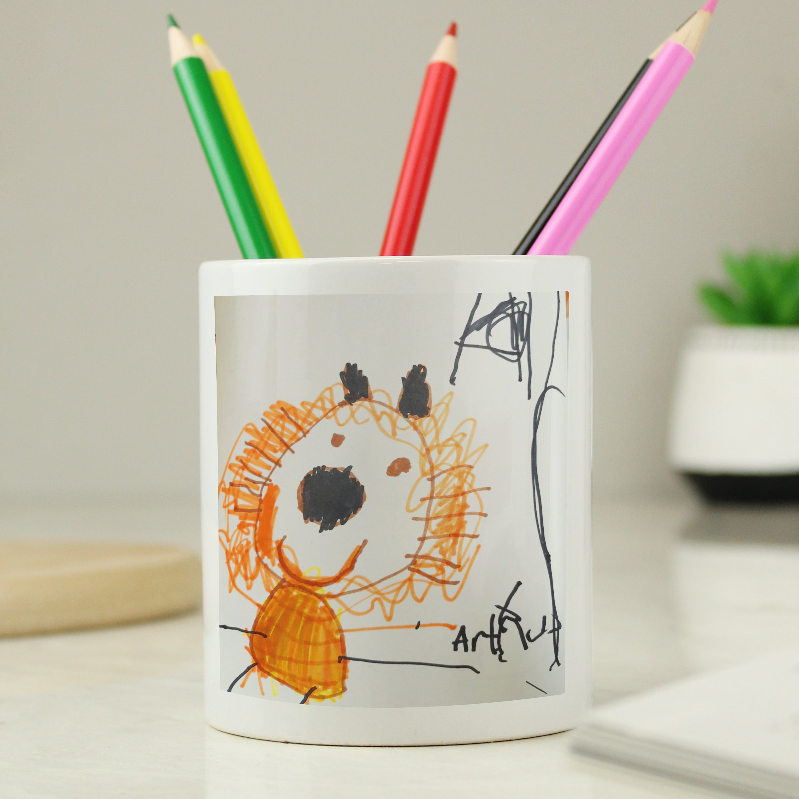 Personalised Childrens Drawing Photo Storage Pot - Shop Storage At Gift Moments - 4