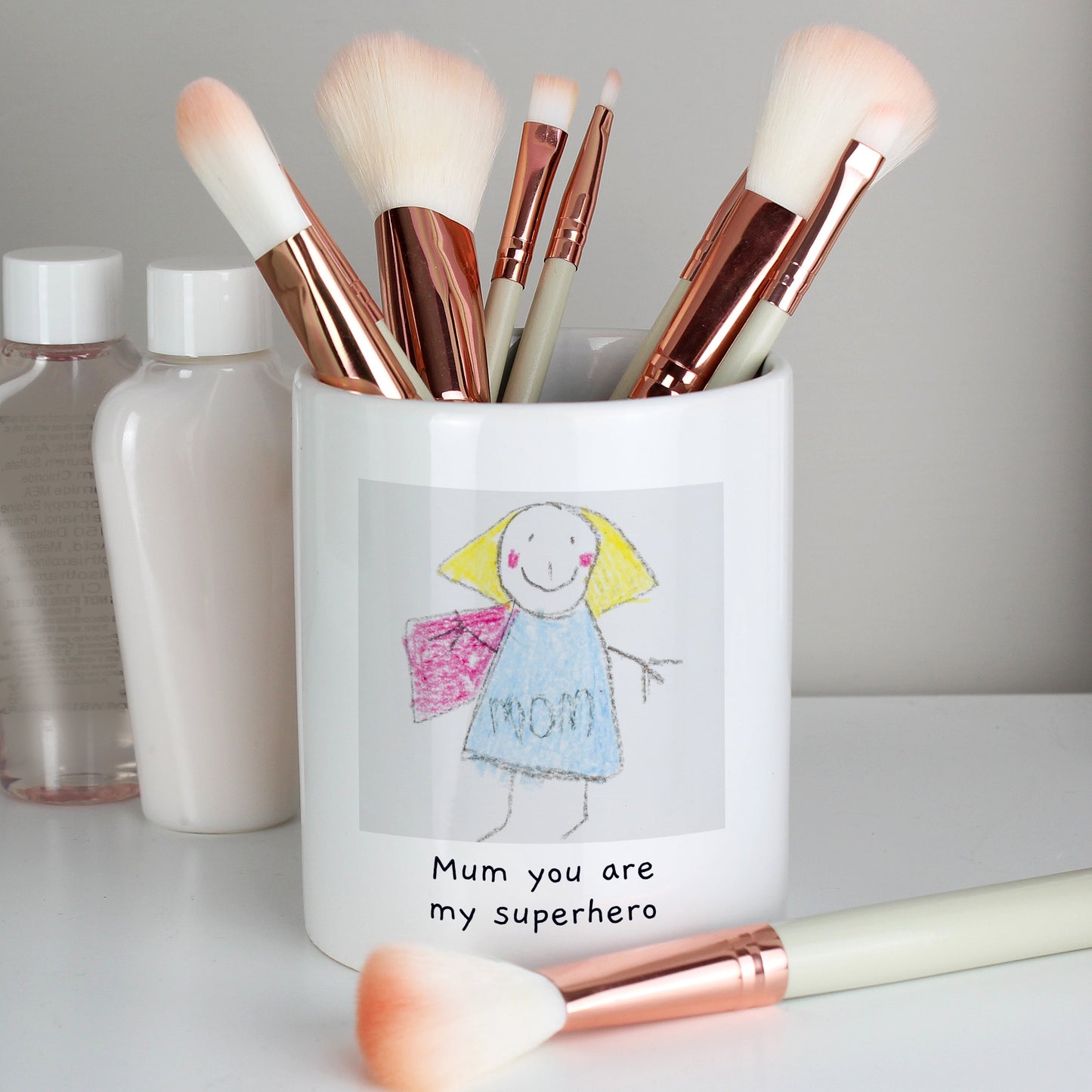 Personalised Childrens Drawing Photo Storage Pot: 3 - Storage By Gift Moments