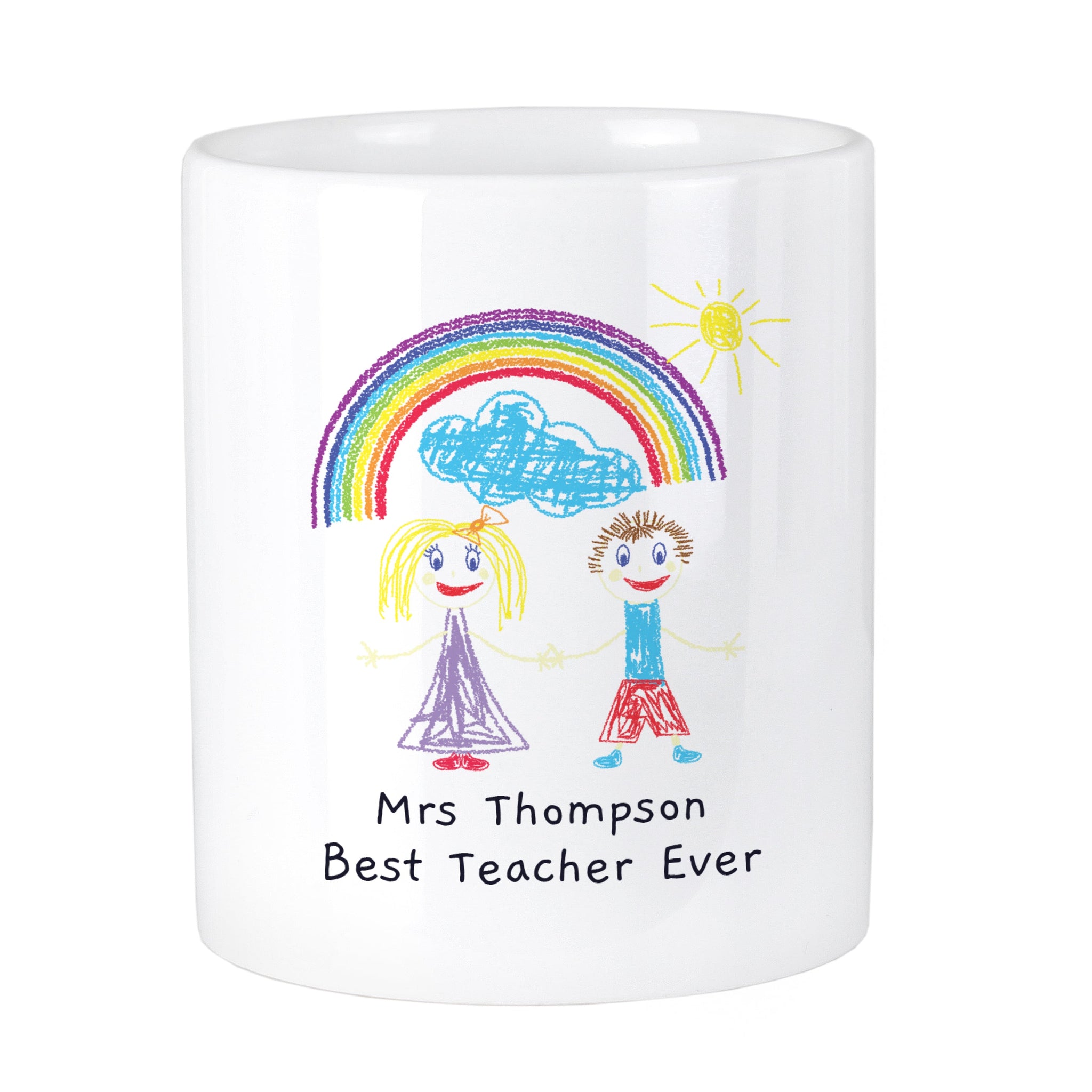 Personalised Childrens Drawing Photo Storage Pot: 5 - Storage By Gift Moments