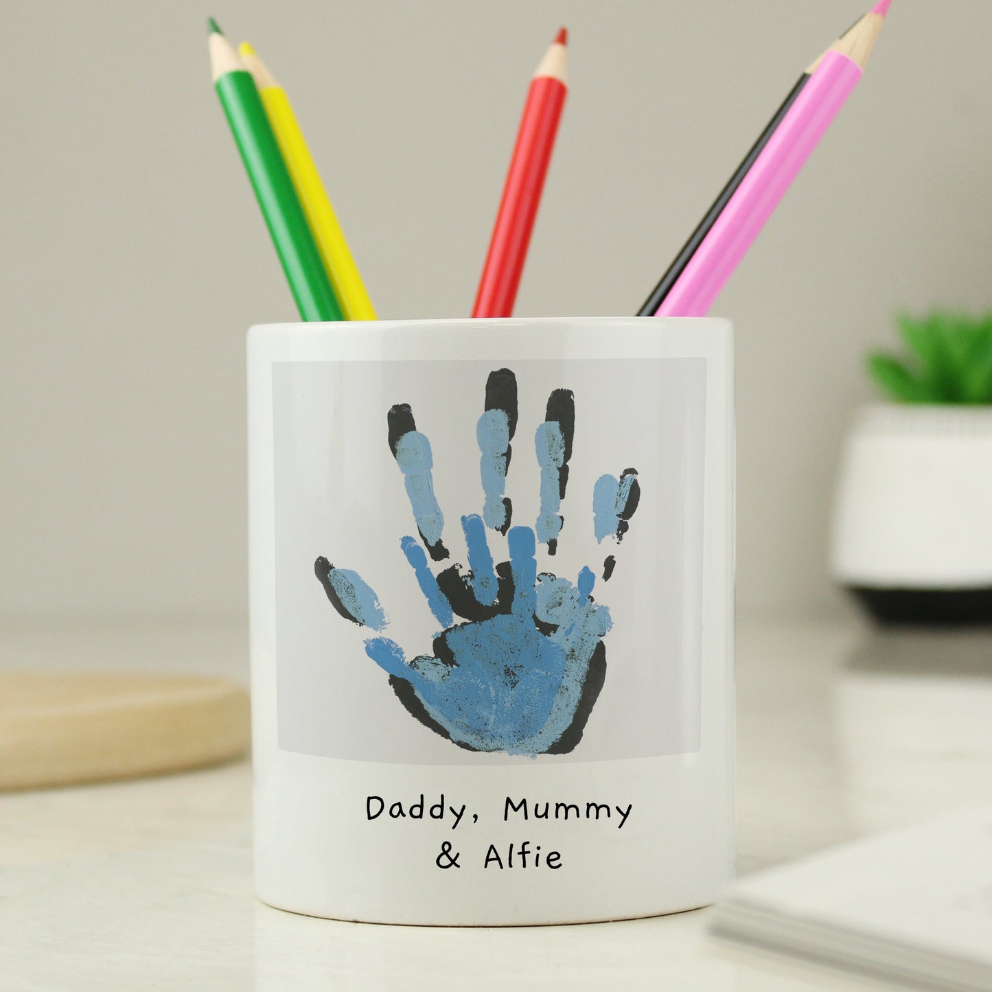 Personalised Childrens Drawing Photo Storage Pot: 2 - Storage By Gift Moments